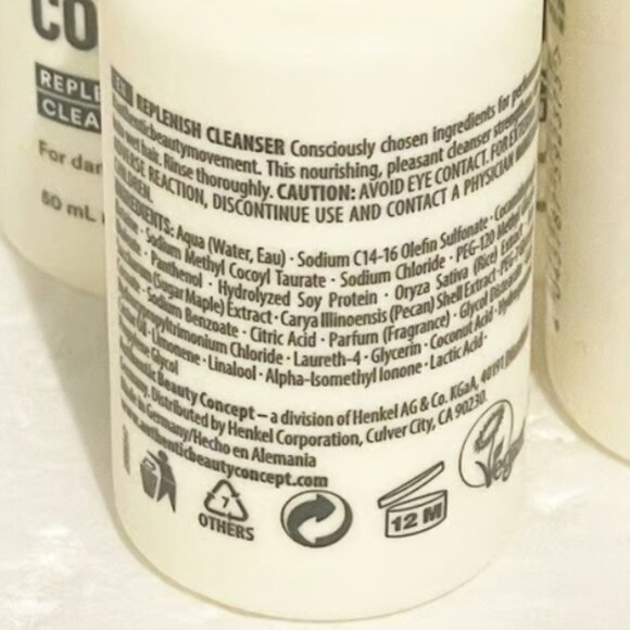 🌈4/$20 NEW Authentic Beauty Concept Replenish Cleanser Deluxe Travel Size 50mL - Picture 4 of 5